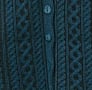 Merino Shawl Neck Sweater Peacock