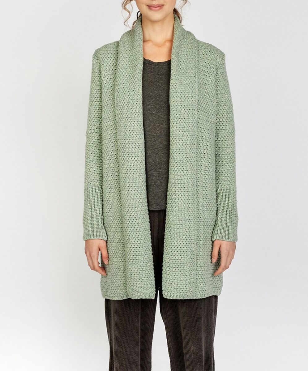 Kilcoole Textured Coatigan Sage Marl