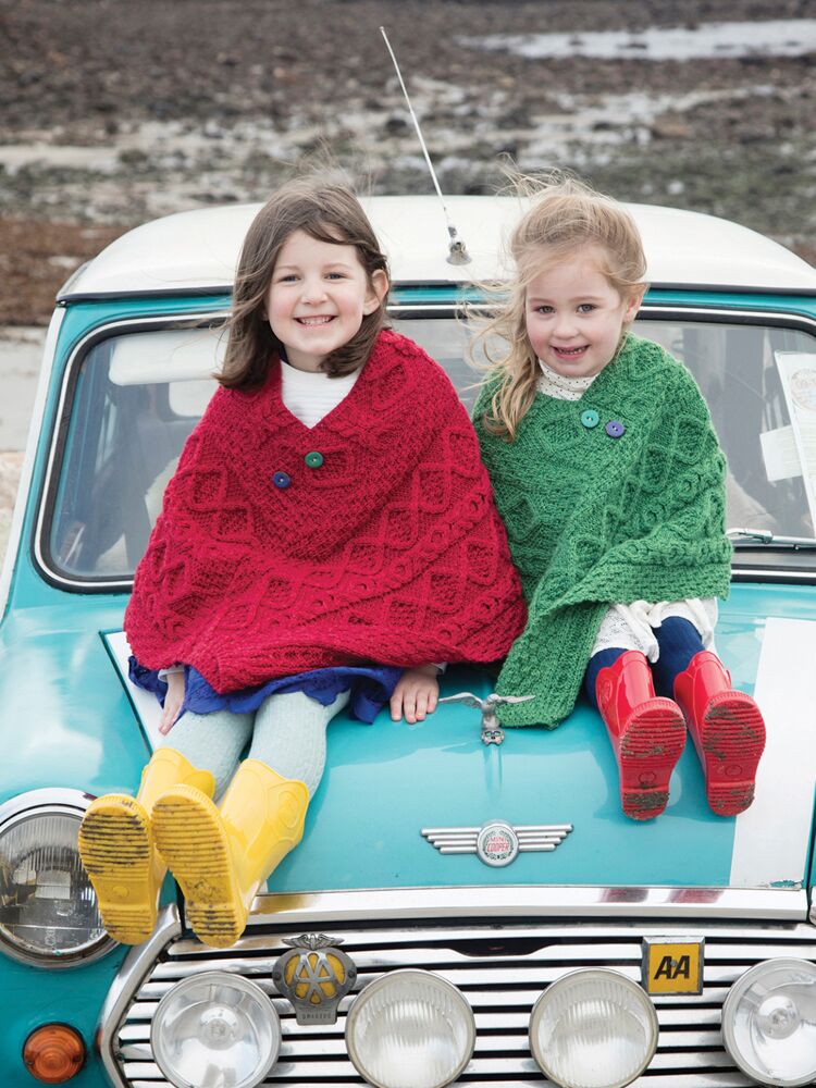 Merino Wool Kids Poncho B914 The Sweater Shop