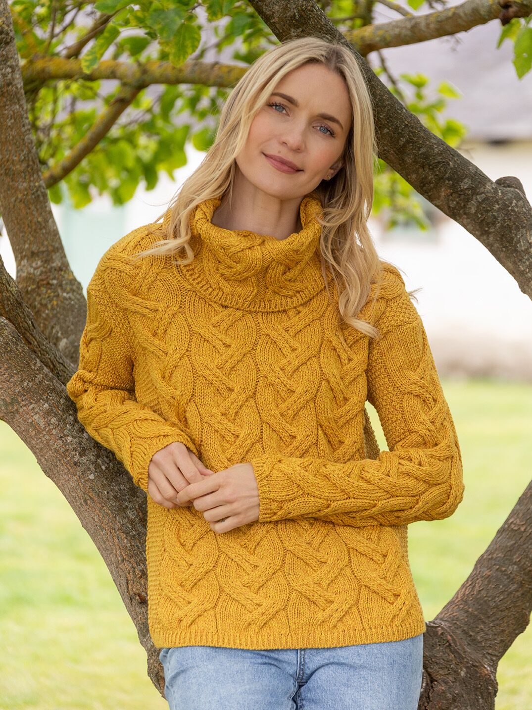 Slouch neck sweater top