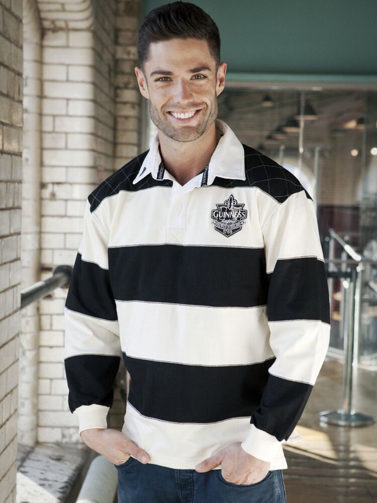 Men s Long Sleeve Guinness Rugby Shirt The Sweater Shop