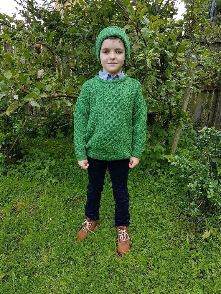Kids green sweater store