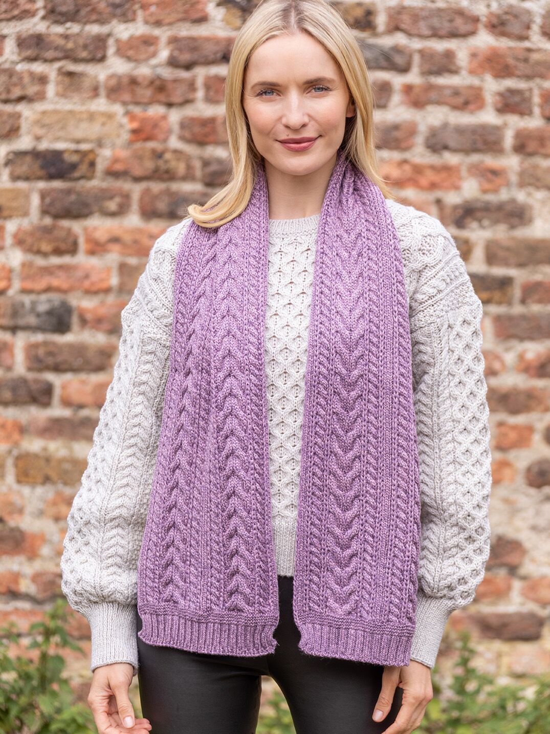 Lavender cashmere scarf cheap