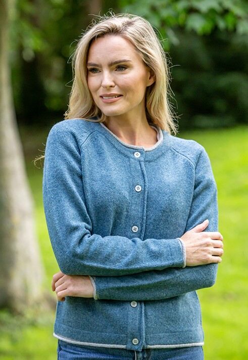 Oatmeal Cashmere Cardigan | WHISTLES | Whistles US |