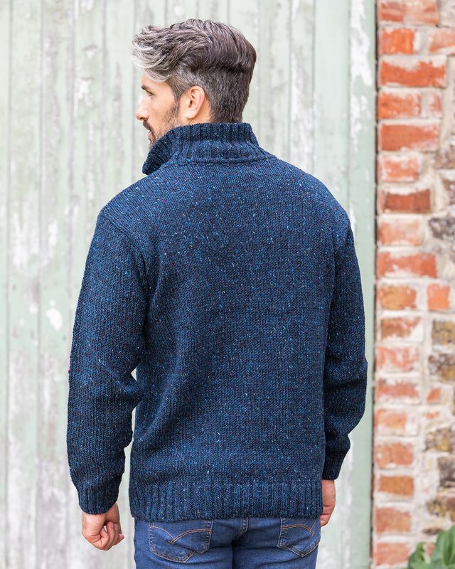 Donegal Wool Half Zip | The Sweater Shop