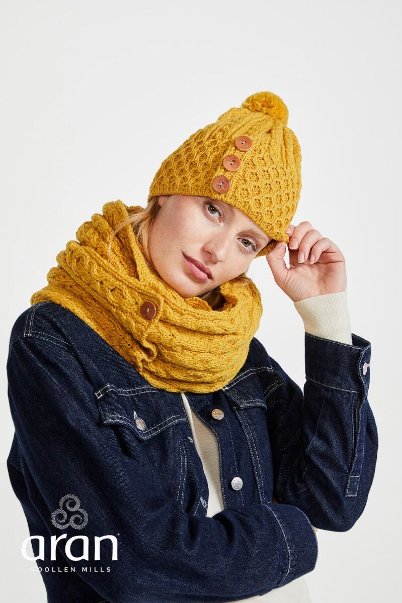 Buy Irish Aran Wool Hats Online The Sweater Shop