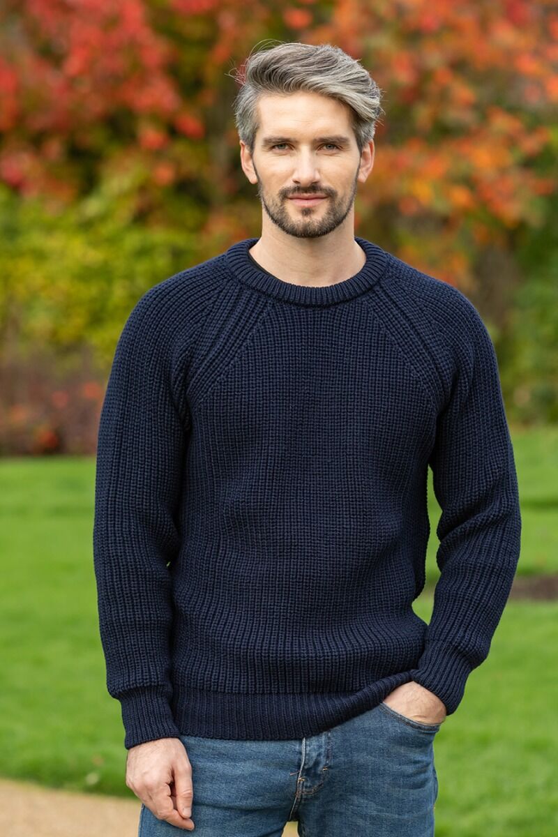 Navy blue long sweater shop