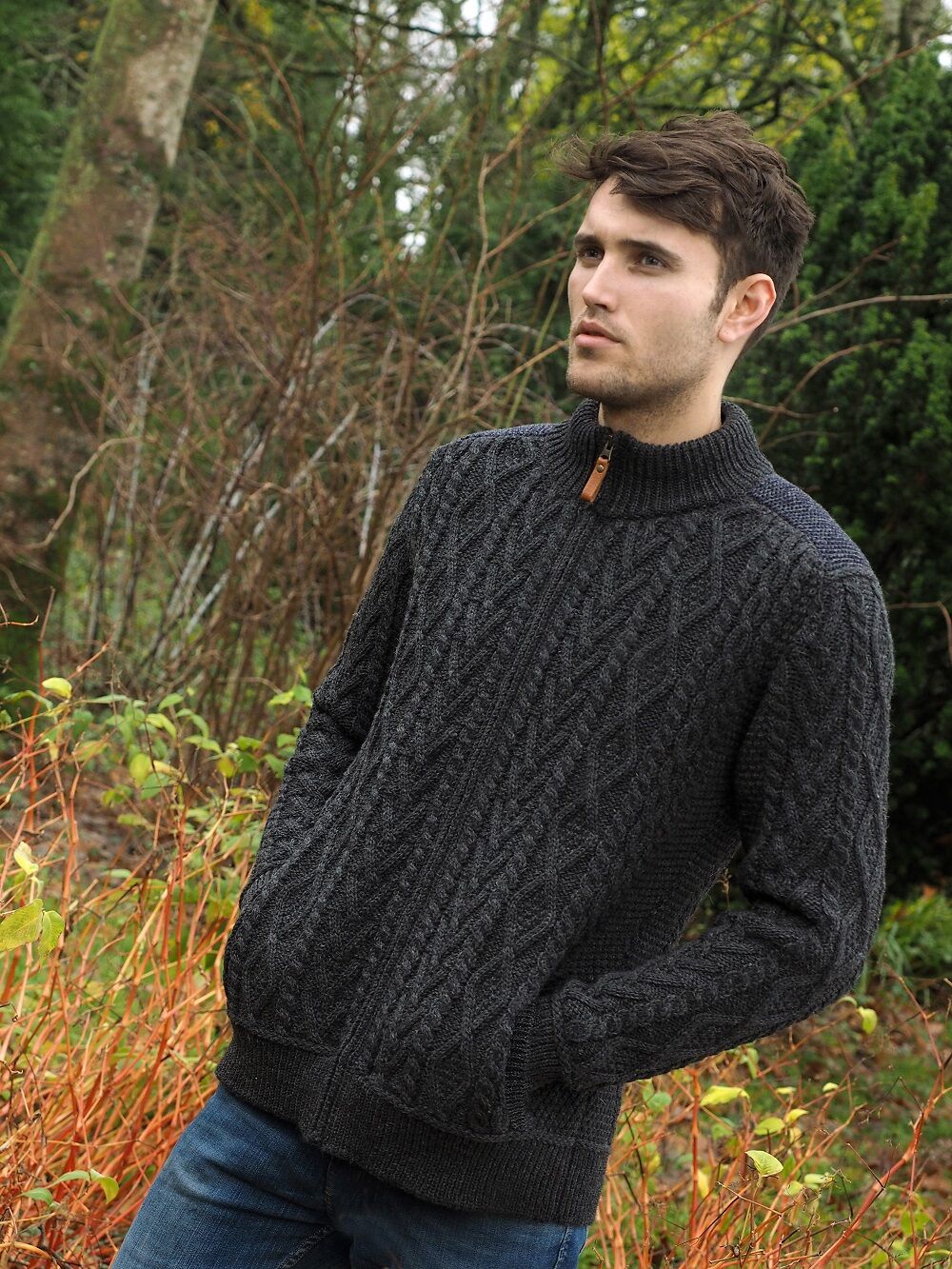 Shoulder patch sweater new arrivals