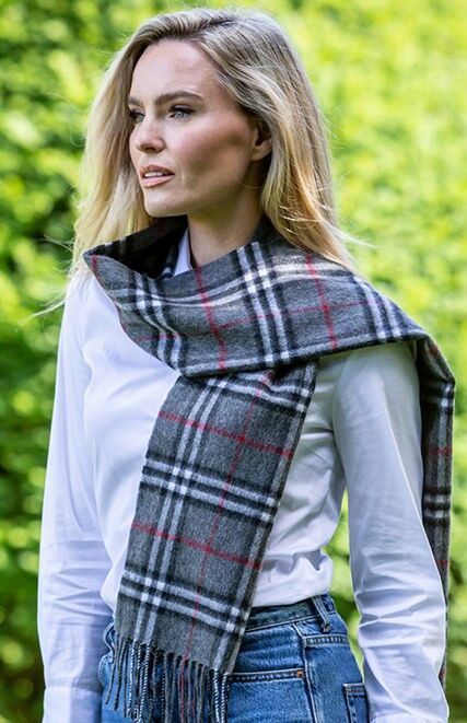 cashmere grey scarf