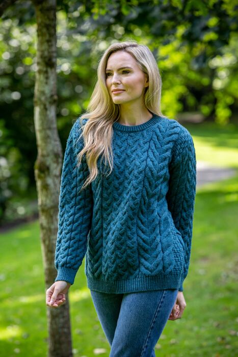 merino wool aran sweater