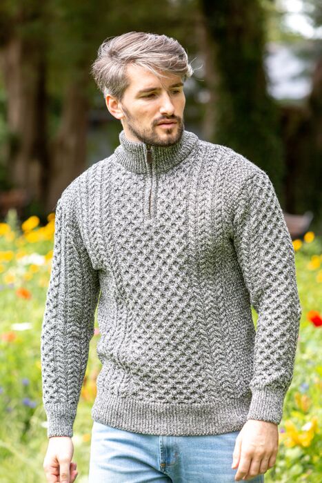mens charcoal sweater