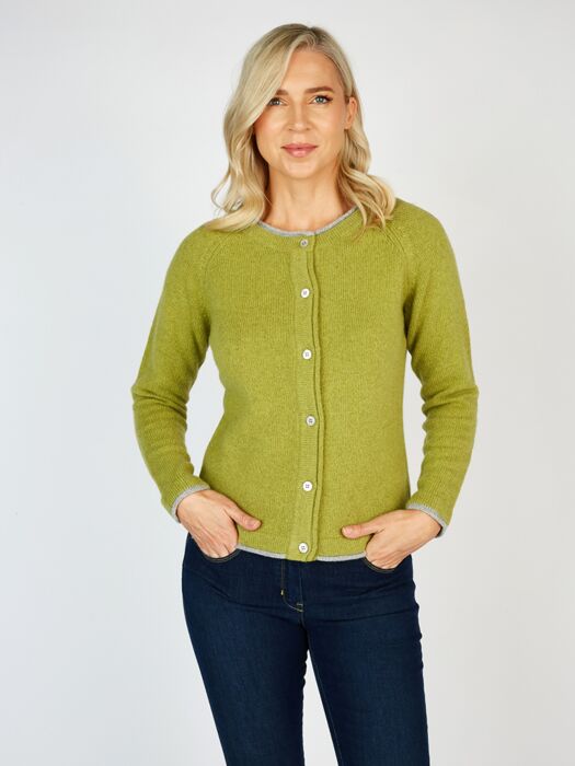 Apple green shop cardigan sweater