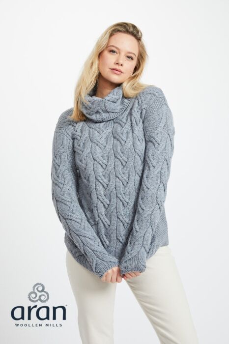 Super Soft Merino Wool Cowl Neck Sweater | The Sweater Shop