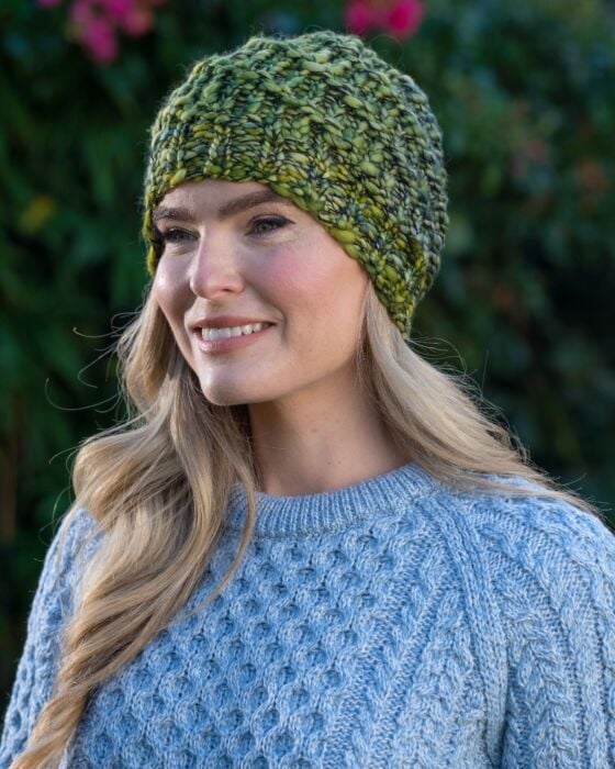 Chunky Beanie Oversized Hat Beanie Hat Handmade Wool Hat for Women