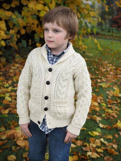 BOYS SHAWL COLLAR CARDIGAN SH4561