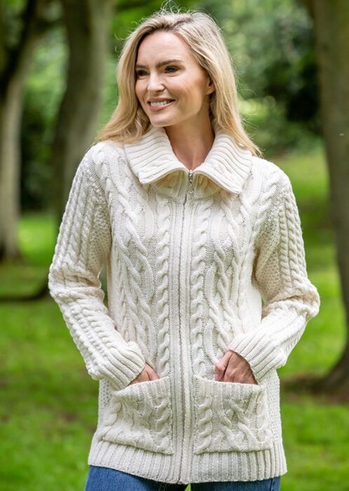 Large button top cardigan