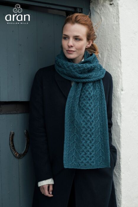 Teal - Wool Scarf