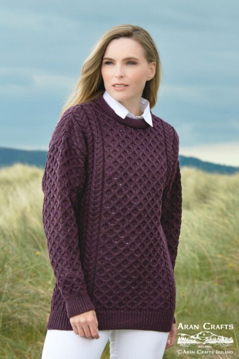 Aran crafts merino wool sweater shop