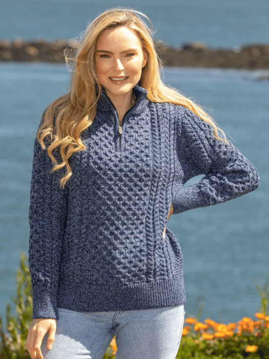 Half zip ladies on sale jumper