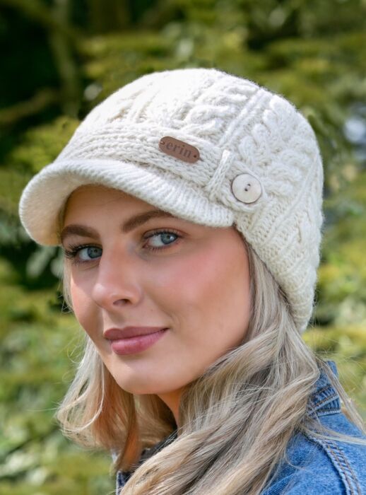 Aran Cable Handwarmers Oatmeal