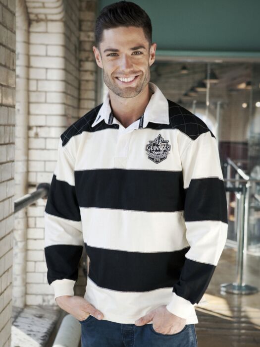 Mens long deals sleeve rugby shirt
