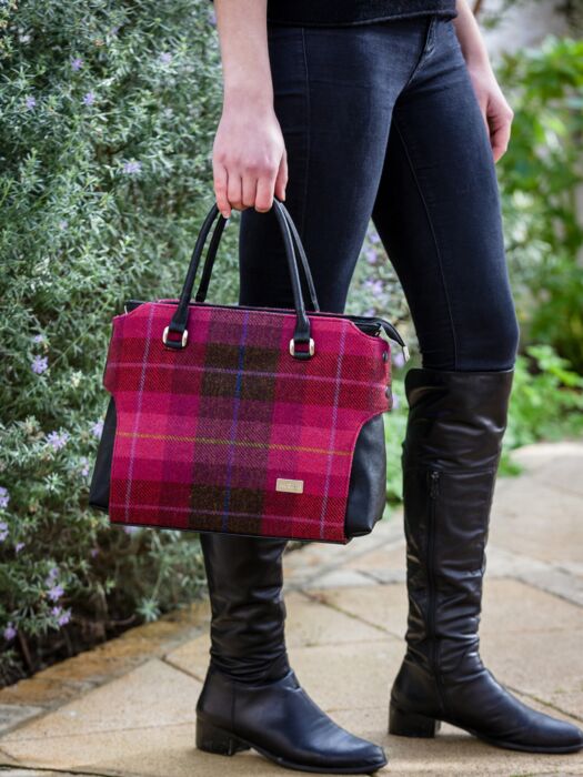 Soft Girl Plaid Baguette Bag | Streetwear Society Store