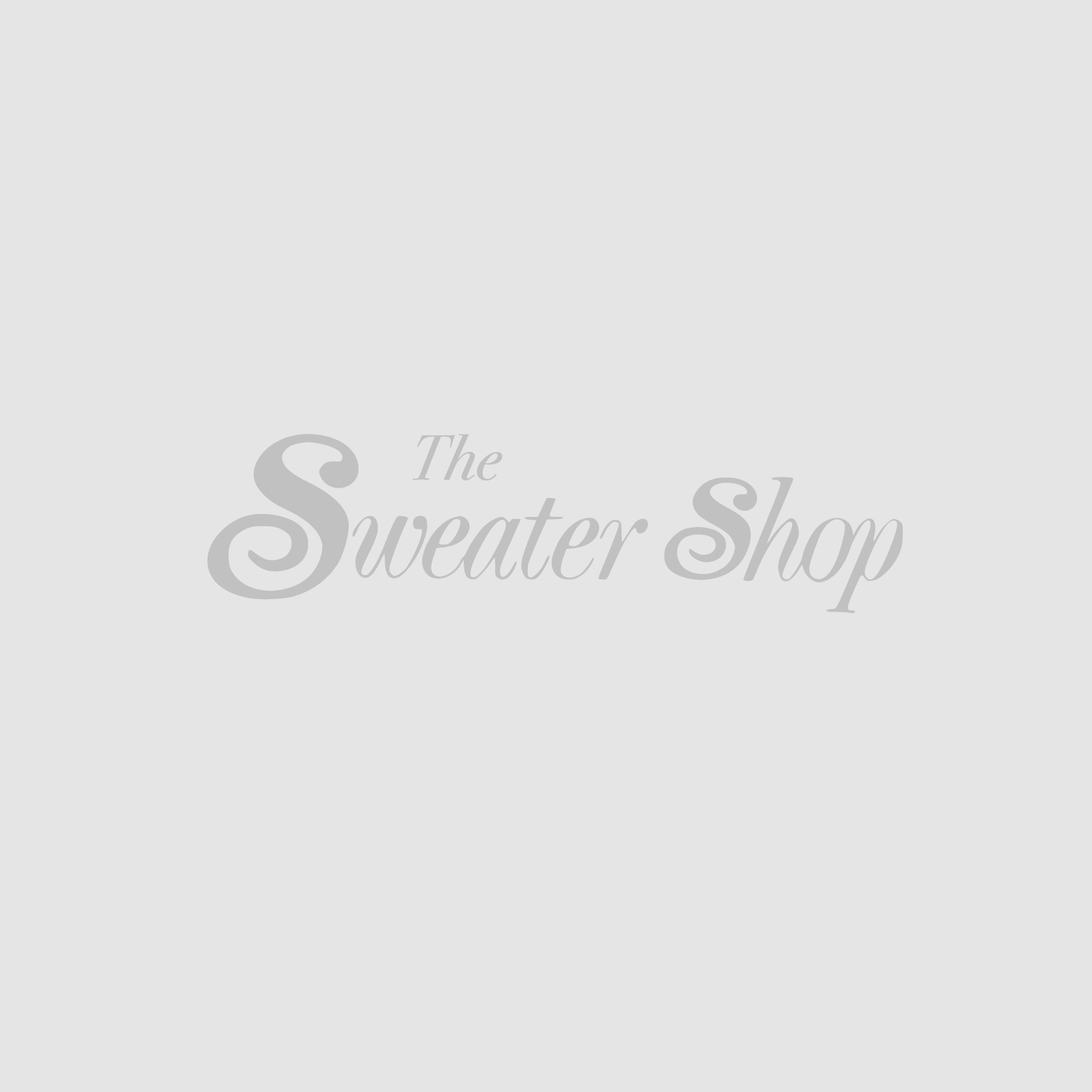 Aran Shawl Neck Sweater Deep Water Blue | The Sweater Shop