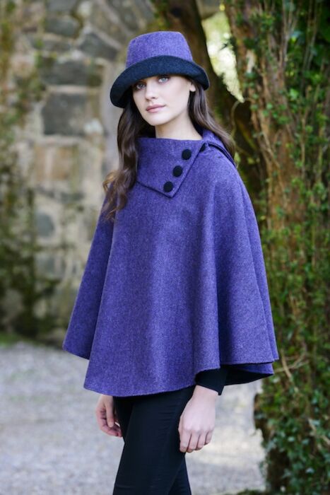 Irish Tweed Poncho 213 | The Sweater Shop