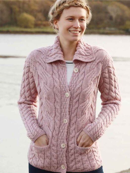 Super Soft Merino Wool Ladies Cardigan The Sweater Shop