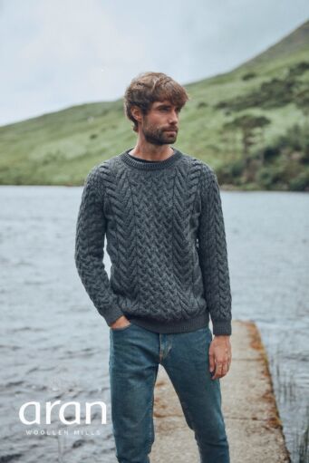 Unisex Super Soft Merino Wool Sweater Charcoal