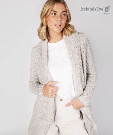 Waterfall Cardigan Irelands Eye Silver