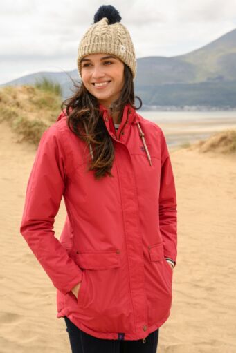 Short Waterproof Jacket Redcurrent