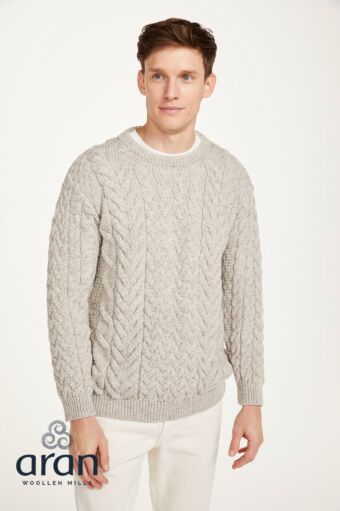 Unisex Super Soft Merino Wool Sweater Oatmeal