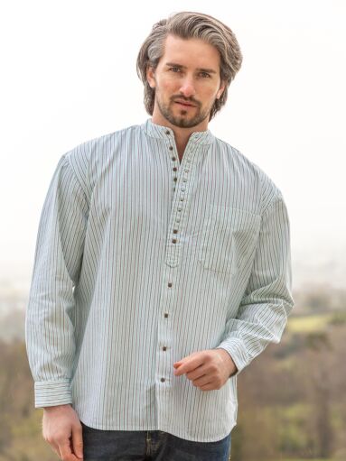 Traditional Grandfather Shirt Stripes SW893