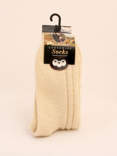 Connemara Unisex Socks -Natural