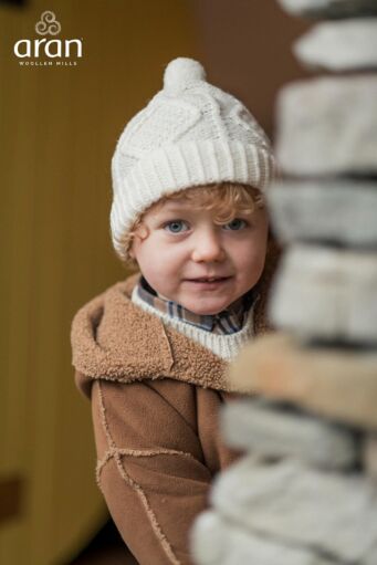 Kids aran handknitted Hat