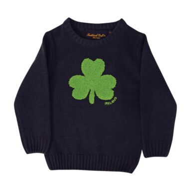 Navy Round Neck Ireland Kids Sweater 