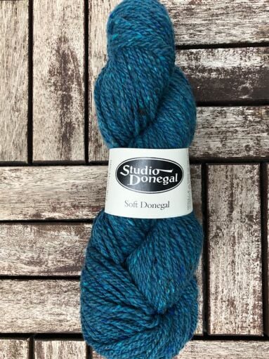 Soft Donegal Knitting Wool Teal 100g