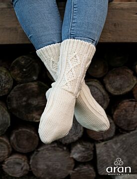 Irish Aran Walking Socks 