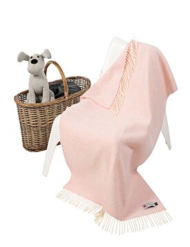Cashmere Baby Blanket Pink