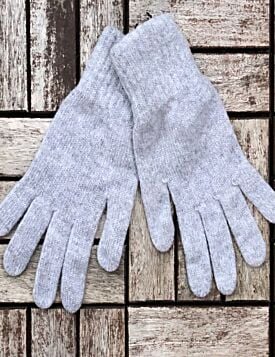 Ladies Cashmere Gloves - grey