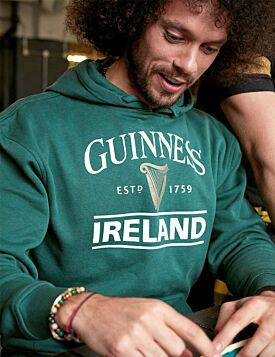 Irish Guinness Hoodie Mens