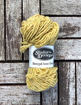 Aran Tweed Knitting Wool 50g - Mustard 4897