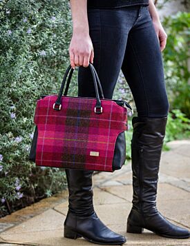 The Emily Irish Tweed Bag Pink 223