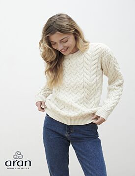 Super Soft Merino Wool Sweater Natural