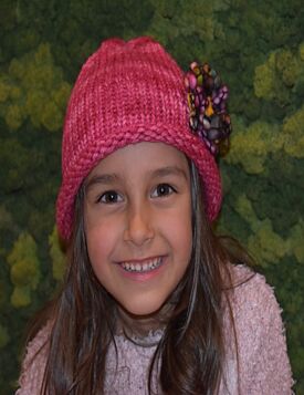 Handmade Super Soft Merino Wool Children's Hat Pink