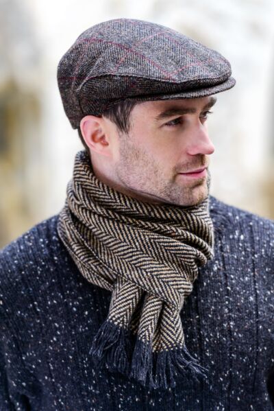 Mens herringbone caps discount