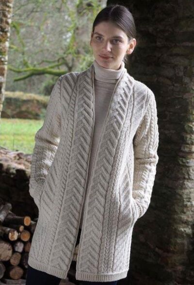 Supersoft Edge to Edge Coat Natural