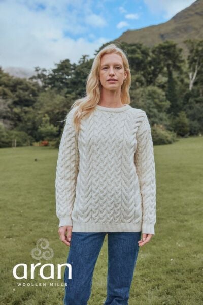 Super Soft Merino Wool Sweater Natural