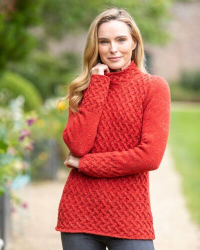 A641 Trellis Sweater Chilli